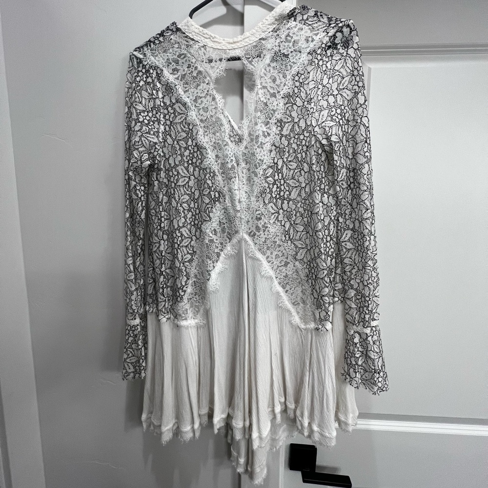Lace free people dress